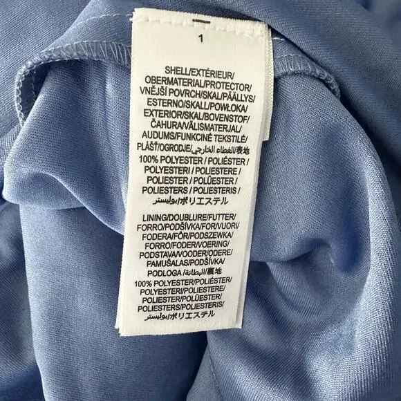 Adrianna Papell Blue Floral Embroidered Midi Dress - Picture 4 of 15